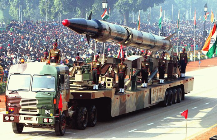 Agni II Missile at a Republic Day Parade