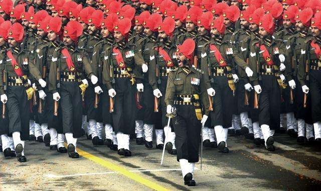 Indian Army at the Republic Day Celebration Parade