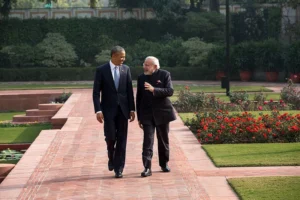 Barack Obama and Narendra Modi