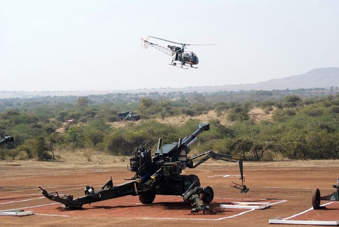 Indian Army Aviation Corps and Air Defence Arty Joint Display