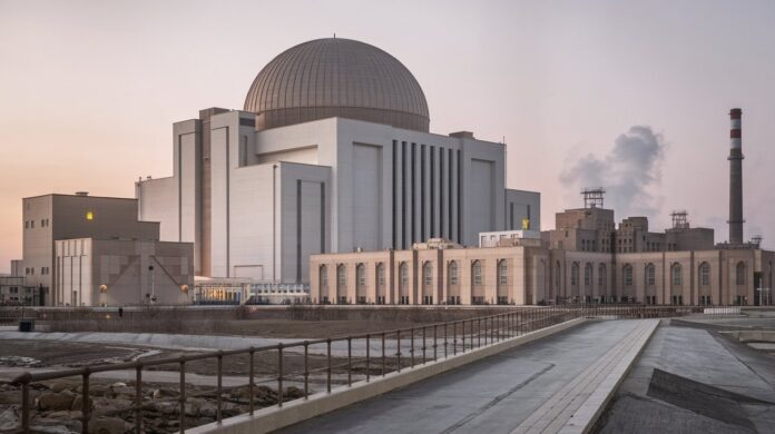 An AI-generated image showing an Iranian Nuclear plant.
