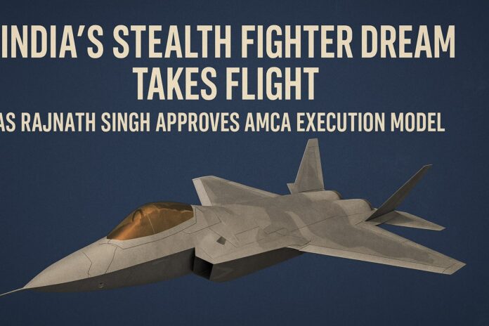 India's 5th gen fighter jet AMCA development gets green signal from the defence minister rajnath singh
